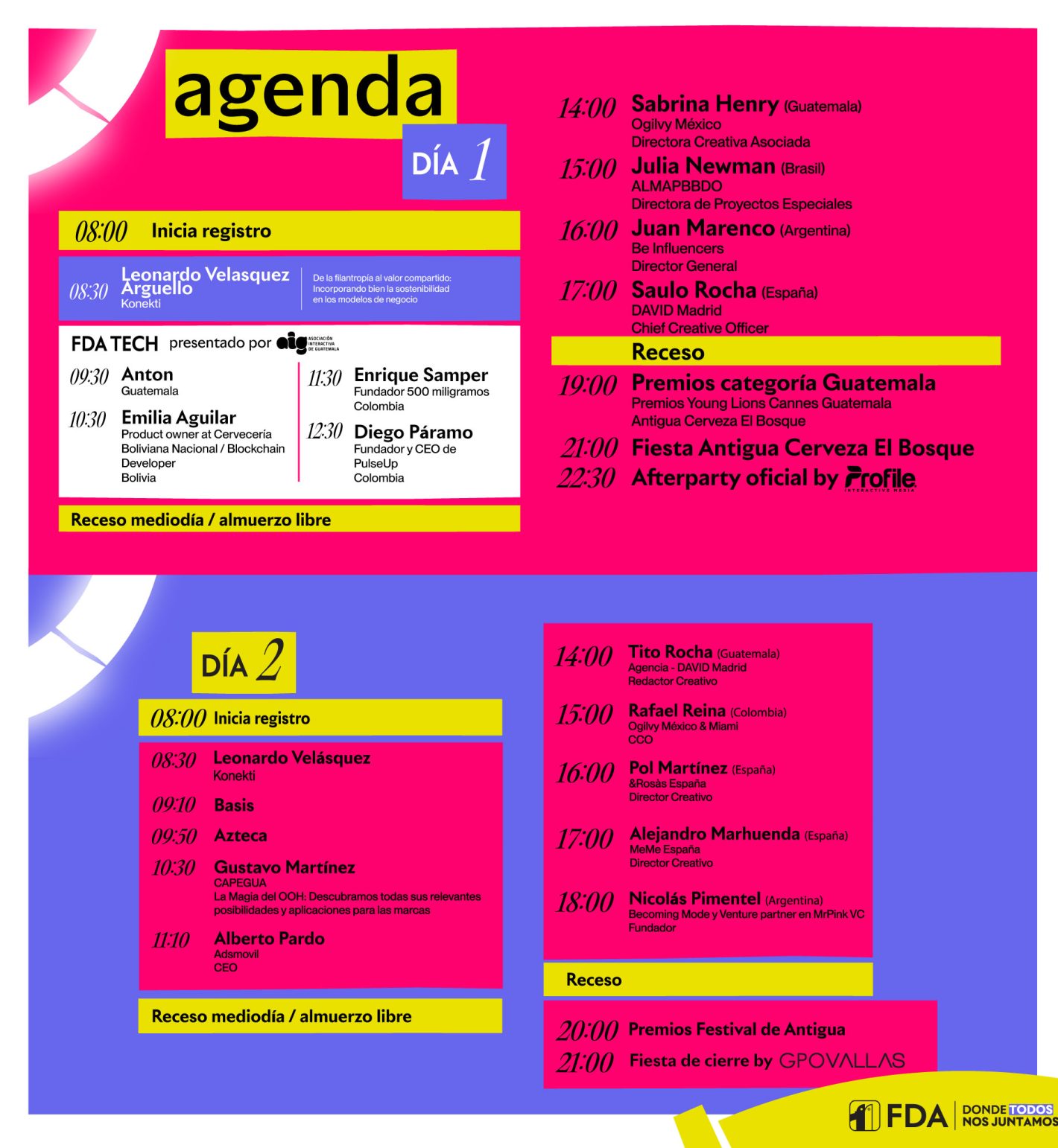 AGENDA FDA25-WEB-1103